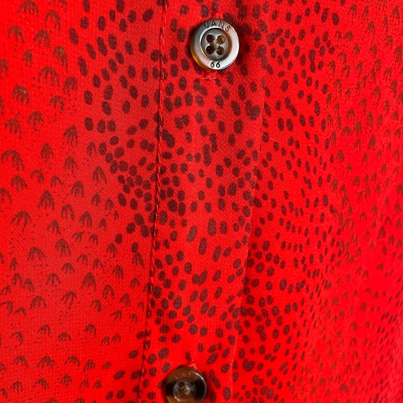 Vans Sheer Red Sleeveless Top - Picture 4 of 4